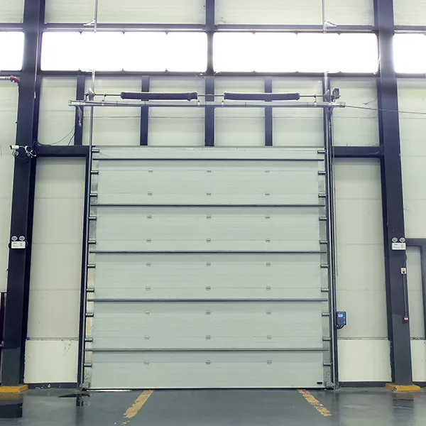Windproof sectional door