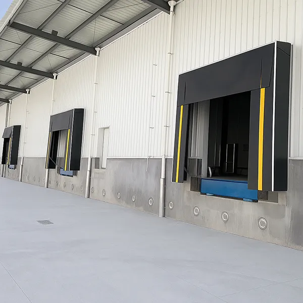 Mechanical dock seal for large warehouse