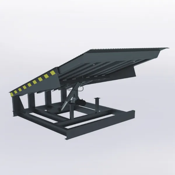 Telescopic dock leveler