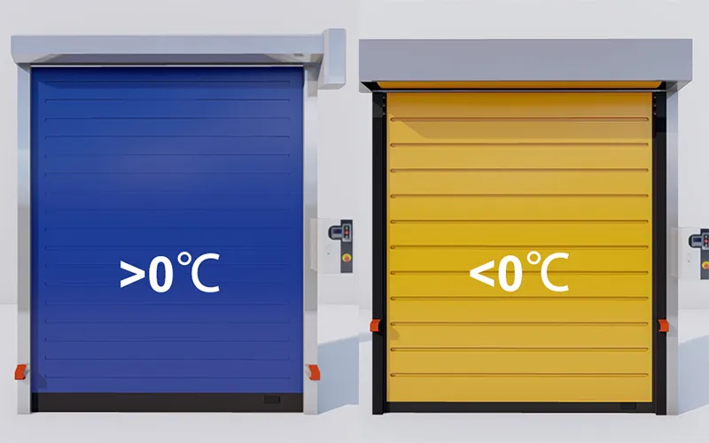 freezer rapid door