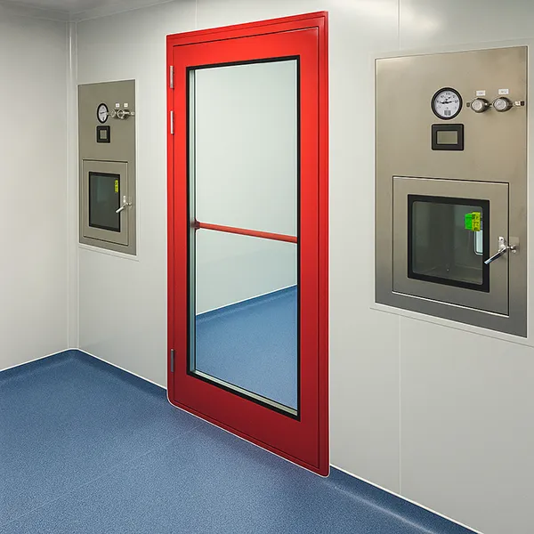 clean room door for laboratory