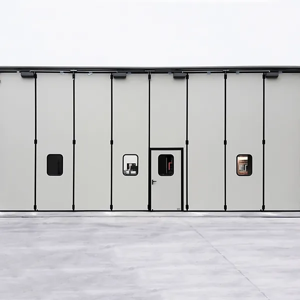 overhead folding door