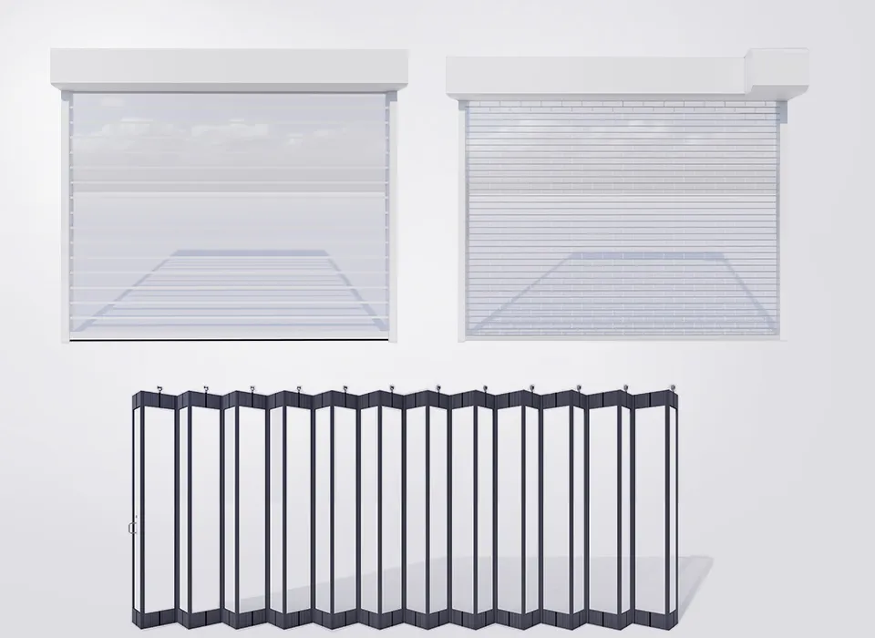 store transparent door