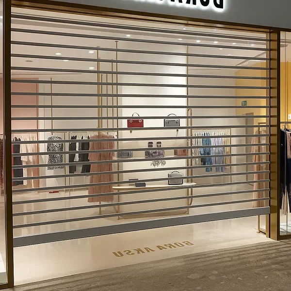 transparent roll up doors