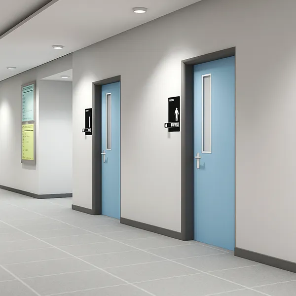 clean room door for ward